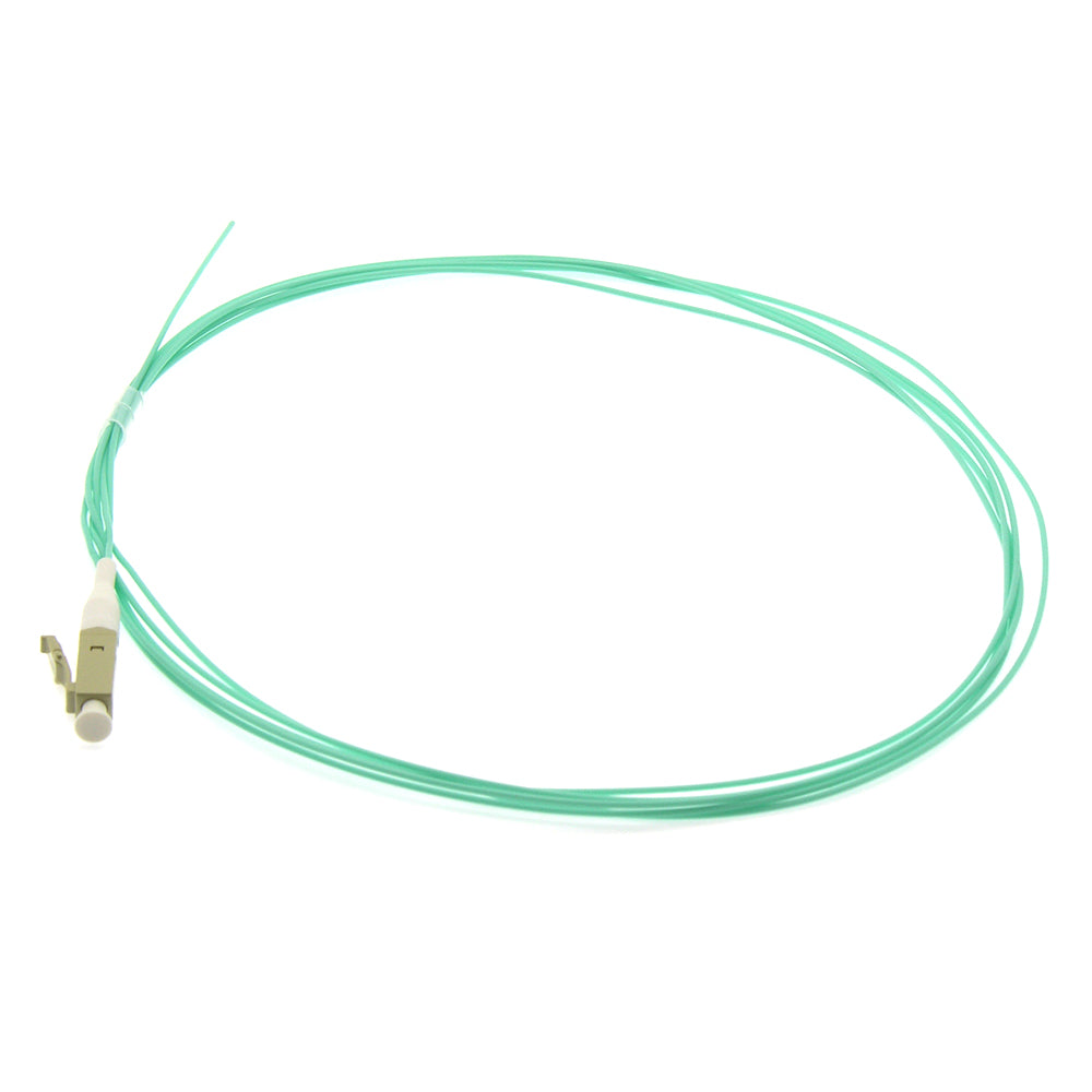 LC/UPC OM4 Multimode OFNR Pigtail 10-Pack LC/UPC OM4 Multimode OFNR Pigtail 10-Pack